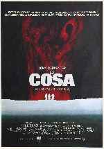 carátula carteles de La Cosa - 1982