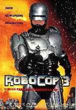 carátula carteles de Robocop 3