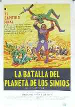 carátula carteles de La Batalla Del Planeta De Los Simios