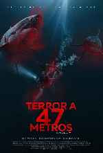 carátula carteles de Terror A 47 Metros