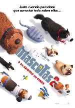 carátula carteles de Mascotas 2 - V4