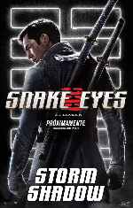 carátula carteles de Snake Eyes - El Origen - V2