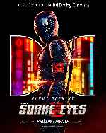carátula carteles de G.i. Joe - Snake Eyes - V12
