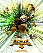 carátula carteles de Kung Fu Panda 4
