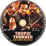 carátula cd de Tropic Thunder - Que Guerra Mas Perra - Custom
