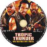carátula cd de Tropic Thunder - Una Guerra Muy Perra - Custom