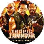 carátula cd de Tropic Thunder - Una Guerra Muy Perra - Custom - V6