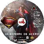 cartula cd de El Hombre De Acero - Custom - V03