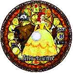 carátula cd de La Bella Y La Bestia - Clasicos Disney - Custom