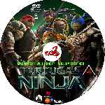 carátula cd de Tortugas Ninja - 2014 - Custom