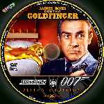 carátula cd de James Bond Contra Goldfinger - Custom - V3
