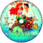 carátula cd de La Sirenita - Clasicos Disney - Custom - V7