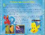 carátula trasera de divx de La Sirenita - Clasicos Disney - Edicion Especial