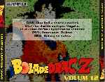 carátula trasera de divx de Bola De Drac Z - Volum 12