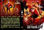 carátula dvd de Los Increibles - Custom - V2