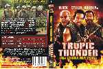 carátula dvd de Tropic Thunder - Una Guerra Muy Perra - Custom