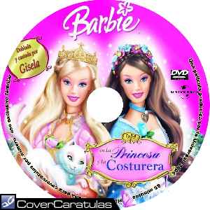 Barbie En La Princesa Y La Costurera - Custom - V3 · CARÁTULA CD · Barbie  as The princess and the pauper (2004)