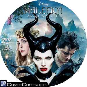 Malefica - Custom - V3 · CARÁTULA DVD · Maleficent (2014)