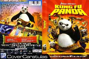 Kung Fu Panda - Custom - V4 · CARÁTULA DVD · Kung Fu Panda (2008)