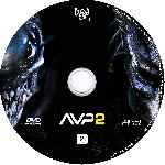 carátula cd de Aliens Vs Predator 2 - Custom - V4