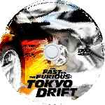 carátula cd de The Fast And The Furious - Tokyo Drift - Custom - V3